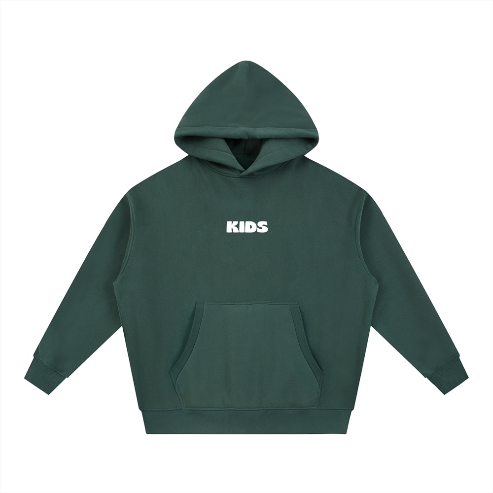 KIDS hoodie · dark green